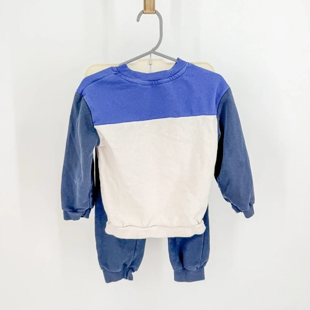 H&M Blue and White Kids Matching Set